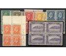 SG319-325. 1932 Set of 7. All in brilliant fresh U/M mint blocks